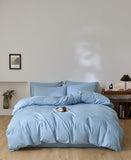 SHOPMOCHO 3pcs 100% Egyptian Cotton Duvet Cover Set 1pc Duvet Cover and 2pcs Pillowcases 150*200/220*220cm Single/double Queen King Size