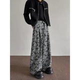 Shopmocho 2025 Spring NEW men pants Pattern Baggy Casual Sweatpants Hip Hop gothic men women wide leg trousers streetwear Fashion trend