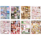 Shopmocho 6pcs/10pcs Set Y2K Random Cute Glitter Laser Sticker for Phone Camera Luggage Journal Sticker Kawaii Decoration Sticker Gift