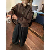 Shopmocho Plaid Bomber Jacket Women European Style Stand Collar Oversized Coat Y2K Casual Loose Fit Splicing Jacket Streetwear Outerwear