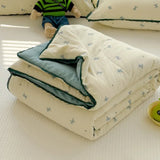 SHOPMOCHO New Sweet Printed Air-Condition Blanket Soft Skin-Friendly quilted quilt Breathable Cooling Summer Comforter Queen King Beds
