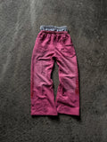 Shopmocho High Street Trendy Pants High Street Ins Trendy Brand Men's and Women's Loose Straight Tube Embroidered Printed Casual Pants