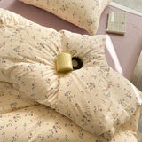 Shopmocho Floral Style Quilt Cover and Pillowcase Adults Kids Room Bedding Soft Blanket Cover Printed Duvets Cover Set housse de couette