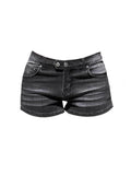 SHOPMOCHO Women's Grey Denim Shorts Low Waist Mini Jeans Shorts 2000s Vintage 90s Y2k Emo Cowboy Short Pants Harajuku Clothes Summer 2026