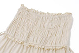 SHOPMOCHO-2 Piece Set Women Outfit Crop Top And Skirt Sets Fashion Summer Outfits For Women Vacation Ruffle Beach Holiday Outfits 2025