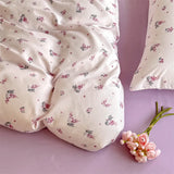 Shopmocho 1pc Quilt Cover Queen/King Size Purple Grape Printed Duvet Cover220x240cm Single Size Comforter Cover (without pillowcase)
