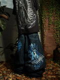 SHOPMOCHO Y2K American Jeans Mens Oversized Retro Hip-Hop Wide-Leg Pants Harajuku Trend Rock Women Straight Pants