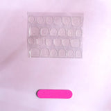 SHOPMOCHO 10PCS Diamond French Pointed Nail Short Square Nail Nude Fake Nail With Gold Glitter Diamond Nail Leopard Print Fake Nail