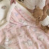 SHOPMOCHO Cute Cat Air Conditioning Blanket Pink Girl Heart Nap Soft Blanket Rest Comfortable Air Conditioning Blanket Girls Gift