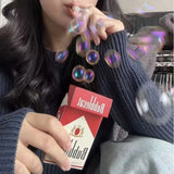 SHOPMOCHO INS Funny Strange Cigarette Box Toy Photo Prop as Gifts for Your Friend Gng Device Bubble Machine Outdoor Portable Party Gifts