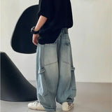 SHOPMOCHO Boys' jeans in spring and autumn, loose pants for adults, handsome and versatile, children's casual pants trend