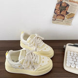 SHOPMOCHO 2025 New Women Sneakers Fashion Cute Ladies Causal Shoes Patchwork Non-slip Women's Sports Shoes with Bowknot Женская Обувь