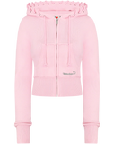 SHOPMOCHO Y2K American Sportswear Two Piece Set Casual Blue Aesthetic Yoga Suit Short Skirt Slim Fit Hooded Sweatshirt Casual Sports Pants