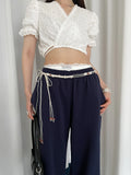 Shopmocho Bohemian Style Flower Beads Waist Belt For Women High-End Versatile Skirt And Jeans Waist Chain For Summer Belt Accessory