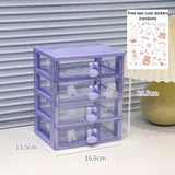 SHOPMOCHO Desktop Storage Box Organizer Student Drawer Box Pen Holder Cute Office Childrens Hair Accessories Stationery Rack Organizer Box