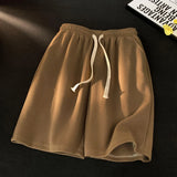 Shopmocho Waffle shorts men's summer thin new loose casual sports fashion brand beach American five-point pants