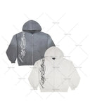 SHOPMOCHO Y2k High Street Trend White Oversized Letter Print Loose Men Women Retro Harajuku Casual Hip Hop Pullover Hoodie Sweatshirt