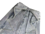 SHOPMOCHO Three-dimensional butterfly jeans with a sense of design, female 2025 summer high waist and slim hip bell bottoms (small)