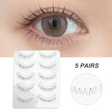 Shopmocho New Manga Lashes Soft Natural Eyelashes Thick False Eyelashes Manga Eyelashes Daily Dating Makeup Eyelashes Lashes Wispy