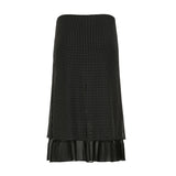 Shopmocho Fashion Polka Dot Prints Straight Skirts Women Spring Summer New Fabric Causal All-Match Long Skirts