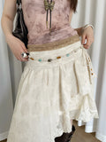 Shopmocho Bohemian Ethnic Hand-Woven Waist Rope For Women Minority Design Sense Bead Belt With Skirt Jeans Belt