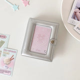 Shopmocho Travel Photo Album Small Card Storage Book Photocard Holder Card Holder 3 Inch INS Korean Style Mini Cute Photo Storage Album