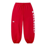 Shopmocho Harajuku Street Hip Hop Y2K Retro Sweatpants Camo Pattern Print Streetwear Men Unisex Casual Red Loose Pants Men Clothing