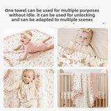 SHOPMOCHO Ruffle Baby Blanket Cotton Swaddle Newborn Wrap Flower Muslin Receive Blankets Stroller Cover
