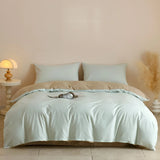 SHOPMOCHO 3pcs 100% Egyptian Cotton Duvet Cover Set 1pc Duvet Cover and 2pcs Pillowcases 150*200/220*220cm Single/double Queen King Size