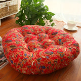 SHOPMOCHO Round Floor Cushion Pillow Thickened Tatami Yoga Mat for Meditation Machine Washable Seat Cushion Office Sleeping Mat