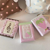 Shopmocho Travel Photo Album Small Card Storage Book Photocard Holder Card Holder 3 Inch INS Korean Style Mini Cute Photo Storage Album