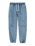 SHOPMOCHO Spring Summer Men's Cargo Jeans Slight Stretch Cotton Denim Jogger Pants Black Blue Streetwear Baggy Jeans