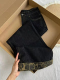 SHOPMOCHO Streetwear Women Jeans New Bottoms Pantalon Femme High Waist Vintage Straight Y2k Wide Leg Pants Casual Chic Denim Trousers