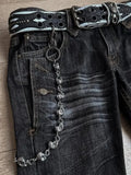 SHOPMOCHO American Retro Flared Jeans Harajuku Wide Leg  Y2k Gothic Vintage Embroidery Women's Denim Pants Baggy Hip Hop Streetwear