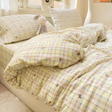 SHOPMOCHO Floral Style Duvet Cover Breathable Quilts Cover Single/Double/Queen Size Comforter Cover Home Bedding (Pillowcase Need Order)