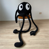 SHOPMOCHO Huge Cute Black Briquettes Octopus Plush Toy Stuffed Long Legs Octopus Doll Plush Animal Pillow Creative Gift Kawaii Room Decor