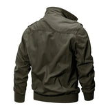SHOPMOCHO New Workwear Pilot Spring Autumn Coats Men's Jackets Military Tactical Multi Pocket Tops Men's Clothing