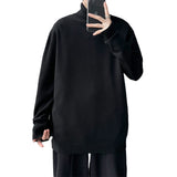SHOPMOCHO Turtleneck sweater men 2025 Winter Warm New Knitted Shirt Loose, soft and comfortable sweater