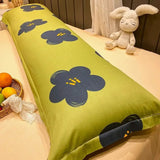 SHOPMOCHO 100% Cotton Pillow Cover Comfortable Pillow Case 90/120/150/180cm Long Bedside Cushion Cover Sweet Girl Pillow Covers Decorative