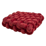 SHOPMOCHO Square Knot Stuffed Cushion Nordic Aesthetic Pillow Decorative Plush Pillow Office Sleeping Floor Windowsill Back Cushion Decor