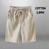 Shopmocho Men Shorts for Men Cotton Linen Casual Breathable Beach Shorts Men's Short Sweatpants Vacation Gym Basketball