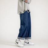 SHOPMOCHO Men's Jeans Pants Straight Trousers for Men Jean Spring Denim Mens Man Male Trendyol Streetwear Korean Fashion Men Boys  Sale