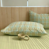 SHOPMOCHO 100 Cotton Pillowcase 2 PCS Colorful Stripe Pillow Case Bedding Black Pillow Cover Envelope Pillow Case Cover Nordic Sling