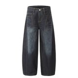 SHOPMOCHO New Men's American Goth Letter Printed Baggy Denim Pantalones Spring Y2K Streetwear Straight Jeans Hip Hop Fashion Jean Trousers