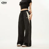 Shopmocho Y2K Vintage Fashion Loose Pant 2025 Casual Street Hip Hop Baggy Pants High Waist Wide Leg Trousers Solid Joggers Women Clothes