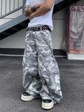 SHOPMOCHO 2026 Pantalones Y2K Streetwear Camouflage Baggy Cargo Jeans Pants For Men Clothing Wide Leg Oversize Long Trousers Moda Hombre