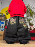SHOPMOCHO Y2K American Jeans Mens Oversized Retro Hip-Hop Wide-Leg Pants Harajuku Trend Rock Women Straight Pants
