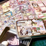 Shopmocho 6pcs/10pcs Set Y2K Random Cute Glitter Laser Sticker for Phone Camera Luggage Journal Sticker Kawaii Decoration Sticker Gift