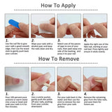 Shopmocho 10pcs French Almond Press on Nails Flower False Nails Wearable Stick-on Nails Fake Nail Uñas Postizas Mujer Накладные Ногти 네일팁