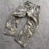 SHOPMOCHO--Y2K men pants Harajuku vintage Camouflage Pattern Baggy Casual Sweatpants Hip Hop gothic men women wide leg trousers streetwear